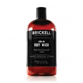 Brickell Men's Lemon Lime Body Wash 473ml