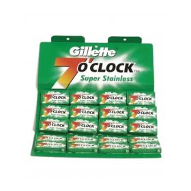 Gillette 7 O'Clock Super Stainless Scheermesjes 100 Stuks