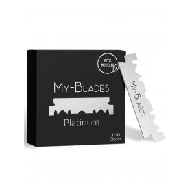 My-Blades Platinum Single-Edge Scheermesjes (100 Stuks)
