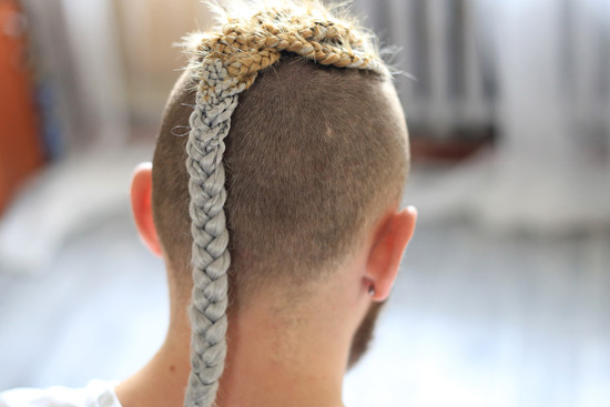 How To French Braid Your Hair (For Guys)